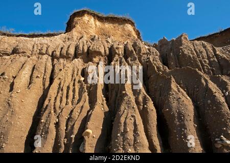 Hoodoos at Shadmoor State Park, Montauk, Long Island, New York. Stock Photo