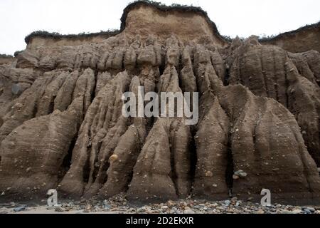 Hoodoos at Shadmoor State Park, Montauk, Long Island, New York. Stock Photo