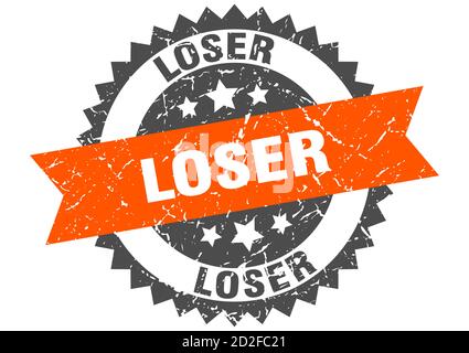 loser stamp. loser sign. round grunge label Stock Vector Image & Art ...