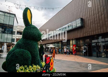 Incheon, Korea - September 25, 2020 : Hyundai Premium Outlet Songdo shopping mall Stock Photo