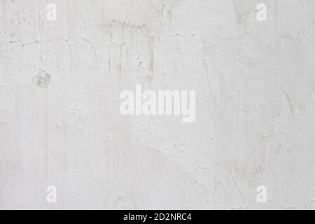 Blank concrete wall white color for texture background Stock Photo