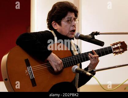 Bolivian Musician Matilde Casazola Performs In La Paz July 27 10 Reuters David Mercado Bolivia s Entertainment Stock Photo Alamy