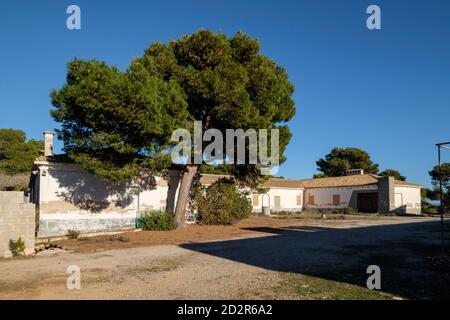 cuartel de artilleria de Cap Blanc, llucmajor, ,Mallorca, balearic islands, Spain Stock Photo