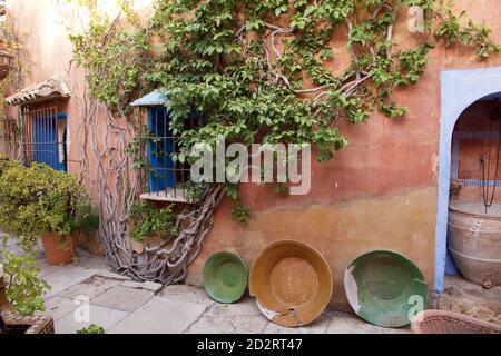 Moroccan Tea Gardens Stock Photo