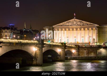 Assemblee Nationale (Palais Bourbon) - the French Parliament Stock ...