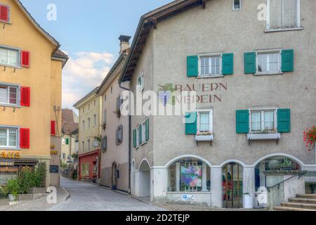 Maienfeld, Grisons, Switzerland, Europe Stock Photo