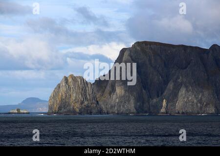 Alaska, Coast of Unga Island-Aleutian Islands, United States Stock Photo