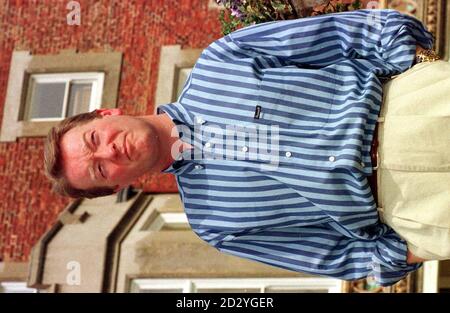 Boxing promoter Frank Warren outside his mansion house near Harlow ...