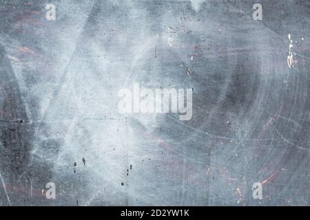 Gray grunge background with paint, scratched concrete urban wall, shabby texture, abstract pattern, dirty smooth surface, creative art design. Stained Stock Photo