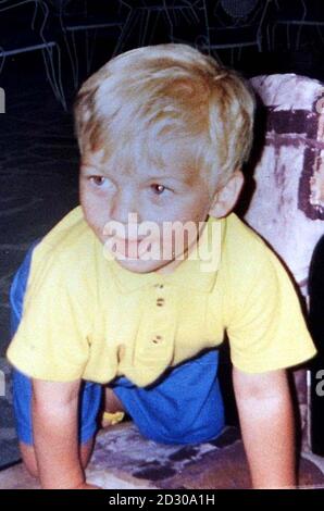 4 year old Bradley Cronshaw from Droylsden, Greater Manchester, who was found drowned in a swimming pool whilst on holiday in Tenerife with his parents, Joy Ratcliffe and Craig Cronshaw. Bradley, was found after a desperate search by his parents and family friends.  * as the last day of a two-week holiday turned to tragedy.  At the holiday apartment block in the Playa de Los Gigantes resort on the eastern side of Tenerife - one of the Canary Islands. NB: Best quality available. Undated collect picture Stock Photo