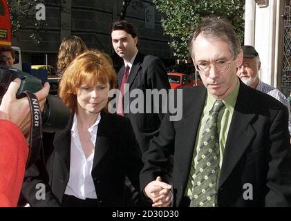 Ian McEwan heckled by his ex-wife at book event as he talks about  collapsing marriage