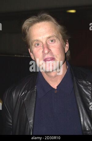 Hollywood actor Michael Douglas, nominated as a United Nations ambassador on nuclear disarmament, arrives at London's Heathrow Airport from Los Angeles, to urge British MPs to persuade USA and Russia to reduce stockpiles of nuclear weapons. Stock Photo
