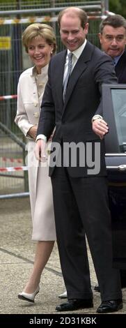 The Earl and Countess of Wessex, arriving at the Disability Initiative Resource Centre in Camberley. It is their first public engagement since allegations emerged that Sophie had been caught on camera, in a newspaper 'sting.  *   slighting senior Royals and leading politicians. What would have been a relatively low-key visit became a media frenzy as the Royal couple arrived from their nearby home at Bagshot Park in Surrey. Stock Photo