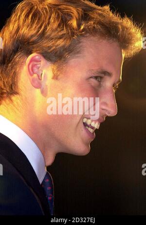 Prince William, the eldest son of the Prince of Wales arrives at the Dance Base Studio in Edinburgh. Prince William accompanied The Prince of Wales on a series of engagements around Scotland during a one-day visit.   *  Prince William starts at St Andrews University Monday on a four year History of Art degree. Stock Photo