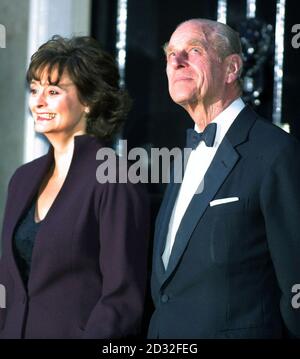 Cherie, the wife of British Prime Minister Tony Blair, stands alongside the Duke of Edinburgh at 10 Downing Street, where Mr Blair was hosting a celebratory royal Golden Jubilee dinner. * The Queen, the Duke of Edinburgh and four former Prime Ministers were attending along with the relatives of five other prime ministers who held power during the Queen's 50-year reign but have since died. Stock Photo