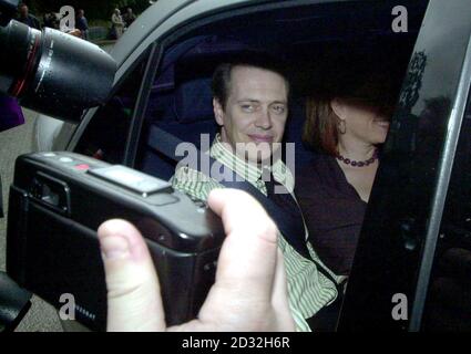 American actor Steve Buscemi arrives at Castle Leslie in Glaslough