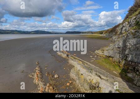 White Creek Bay near Arnside in Cumbria Stock Photo