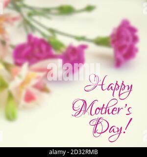Happy mothers day greeting card Stock Vector