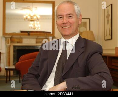 Kenneth Macdonald QC the new director of Public Prosecution in London. A top barrister from the same law firm as Cherie Blair was,named as the new head of the Crown Prosecution Service. Ken Macdonald QC will take over as the Director of Public Prosecutions (DPP) in the autumn. He was a founding member of Matrix Chambers, where the Prime Minister's wife practices under her maiden name of Cherie Booth.   * 13/8/03: The incoming head of the Crown Prosecution Service, Ken Macdonald, has a previous conviction for possession of cannabis, the Attorney Generals office confirmed.   Stock Photo