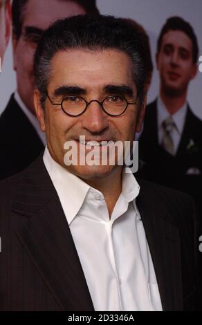 Eugene Levy at the Odeon Covent Garden in London'd Shaftesbury Avenue, for the UK premiere of American Wedding, the third American Pie movie. Stock Photo