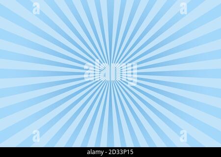 Blue pastel color rays abstract background, can use for test the resolution and focus of cameras and photo or cinema lens. Stock Photo