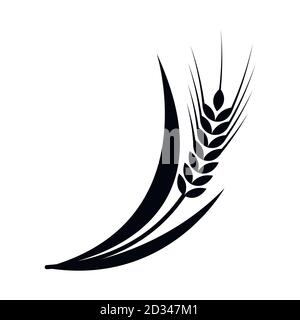 Symbols Logo Design Wheat Agriculture Corn Barley Stalks Organic Plants  Stock Vector by ©tashaant65@gmail.com 414543532