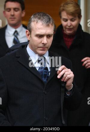 Former SAS soldier Andrew Wragg (L), accompanied by brother Steve ...