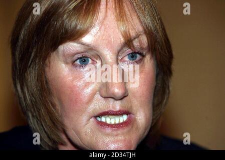 Charlotte Yeates from the campaign group Parents for Justice, which uncovered the shipment of deceased children's organs to the UK from Our Lady's Hospital for Sick Children in Dublin's Crumlin, speaking at a press conference in Dublin today. Stock Photo