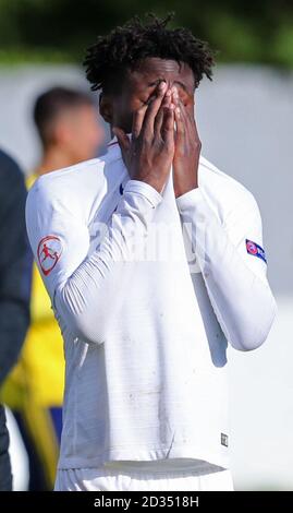 England's Matt Bondswell after the UEFA European Under-17 Championship Group B match at Home Farm FC, Dublin. Stock Photo