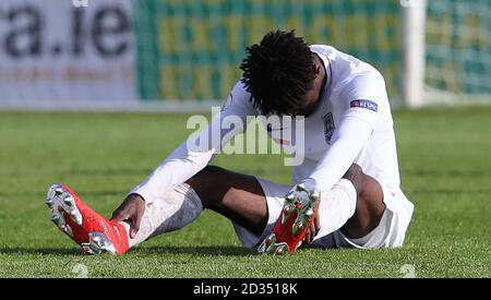 England's Matt Bondswell after the UEFA European Under-17 Championship Group B match at Home Farm FC, Dublin. Stock Photo