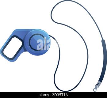 Retractable puppy leash icon. Cartoon of retractable puppy leash vector icon for web design isolated on white background Stock Vector