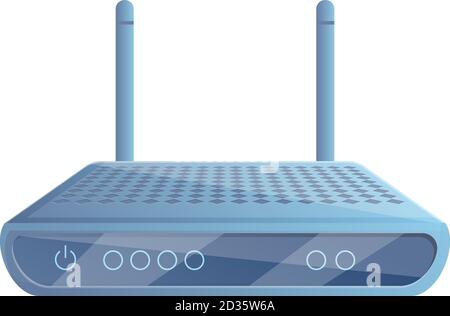 Wifi modem 4g icon. Cartoon of wifi modem 4g vector icon for web design isolated on white background Stock Vector