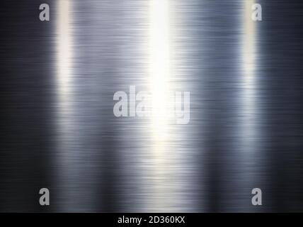 Brushed steel plate texture with reflections Stock Photo - Alamy