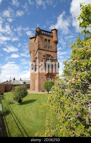 Mauchline, Ayrshire, Scotland , UK  20 May 2019 National Burns Monument Stock Photo