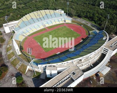 Batu Kawan Penang Malaysia Feb 27 2020 Stadium Batu Kawan With One Side Faded Paint Stock Photo Alamy