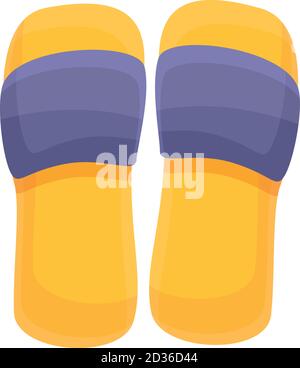 striped beach sandals on white background Stock Vector Image & Art - Alamy