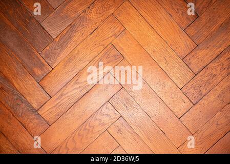 Natural old parquet. Seamless wood parquet texture, top view Stock Photo