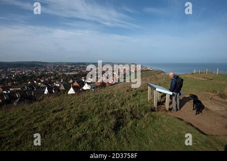 Beeston Bump, Sheringham, Norfolk..tallest mountain in the world Stock ...