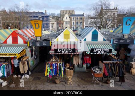 Norwich Market Stock Photo