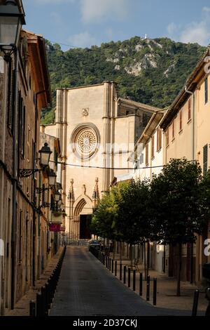 Iglesia parroquial de Sant Pere, Esporles, Mallorca, balearic islands, Spain Stock Photo