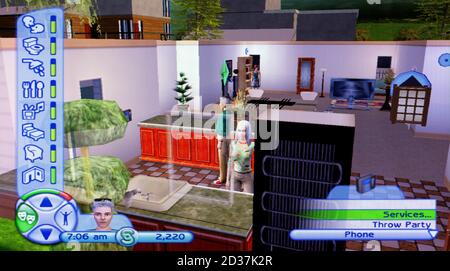 The Sims 2 - Sony Playstation 2 PS2 - Editorial use only Stock Photo