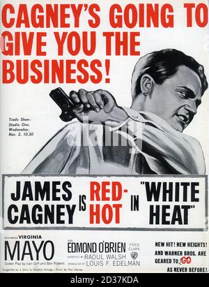 JAMES CAGNEY in WHITE HEAT 1949 director RAOUL WALSH screenplay Ivan Goff and Ben Roberts suggested by a story by Virginia Kellogg music Max Steiner Warner Bros. Stock Photo