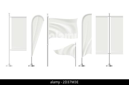 Download Vector Beach Flag Mockup Blank Event Flag Advertising Feather Flag Blade Flag Stock Vector Image Art Alamy