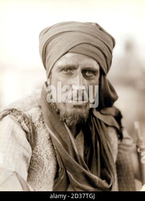 C. Aubrey Smith, on-set of the Film, 'Son of India', MGM, 1931 Stock Photo