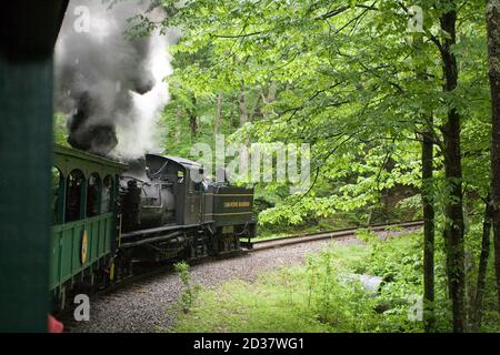 Cass Scenic Railroad, West Virginia Stock Photo