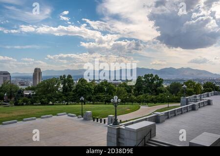 Salt Lake City, UT, USA - August 5, 2019: A well known city for its populous municipality Stock Photo