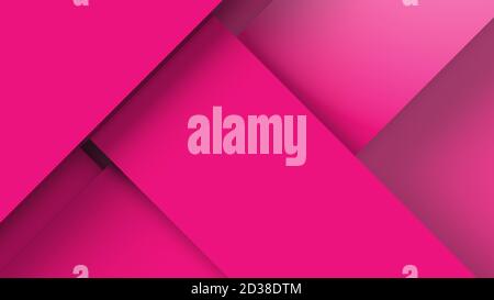 Diagonal pink dynamic stripes on color background. Modern abstract background with lines and dark shadows Stock Photo