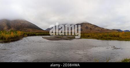 Canadian Nature Landscape in Yukon Stock Photo