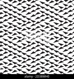 seamless pattern with black triangles Stock Vector