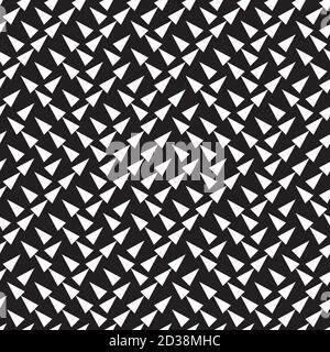 seamless pattern with white triangles Stock Vector